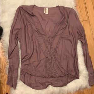 Purple woman’s blouse